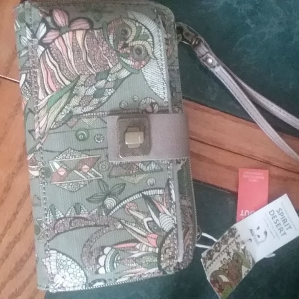 owl crossbody wallet